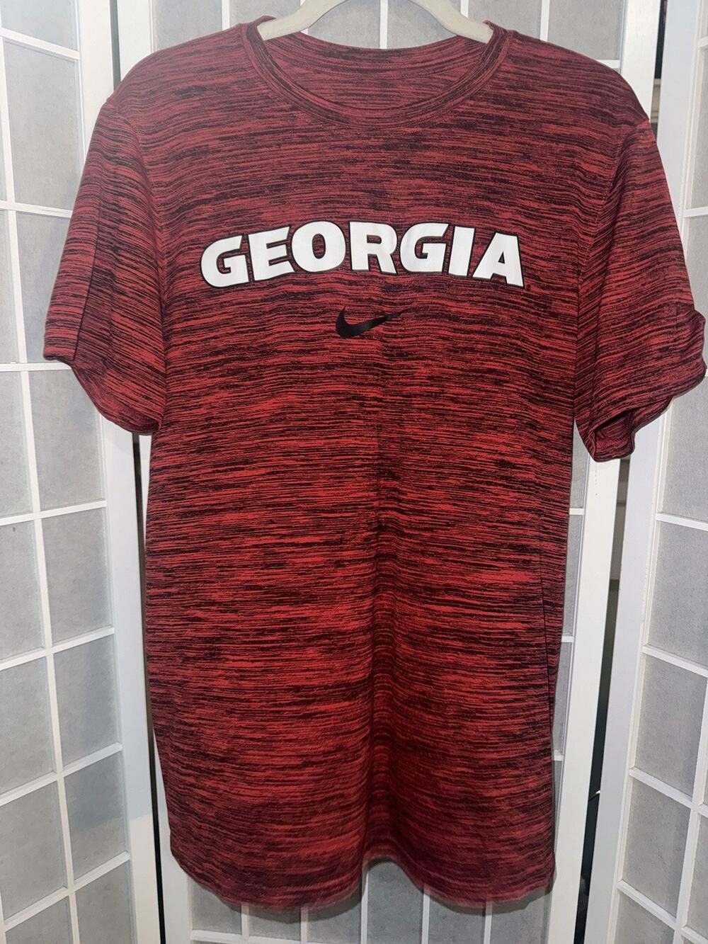 Nike Georgia Bulldogs Dri-FIT T-Shirt Gray Men's Small Collegiate
